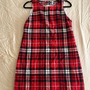 Kiel James Patrick Red Plaid Mini Dress
